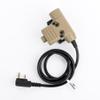 GLECTICAL Comta II Tactical Airsoft Shooting Wargame headset,with mic Without Noise Cancellation Function,Sponge ear pads with ARC Rail Adapter and U94 PTT Kenwood Adapter for Airsoft Sports BK view 2