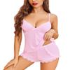 Avidlove Pajamas for Women Set Lace Trim Lingerie Plus Size Pjs Nightwear Modal Women Sexy Pajamas (Pink,XXL) view 1