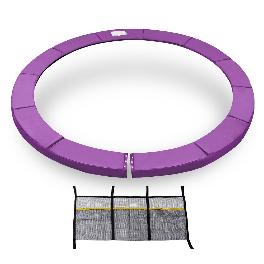 ExacMe 0.8 in Thick Trampoline Spring Cover (Purple, 8FT)