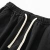 Men's Side Pockets Casual Harem Pants Relaxed Fit Drawstring Joggers Pants Outdoor Hiking Cotton Cargo Sweatpants (Black,XX-Large) view 3
