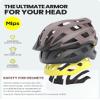 OutdoorMaster Gem II MIPS Bike Helmet with Light - Lightweight Cycling Helmet,Mountain Road Bicycle Helmet for Youth & Adult view 2
