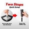 JASCOPRO Portable Batting Tee,Height Adjustable from 25-37 inch Hitting Tee For Baseball and Softball, Easy Assemble Premium Baseball Tee with Rubber Top,Metal Base Softball Tee for Kids/Youths/Adults view 4