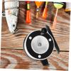 balacoo Fly Fishing Reel Mini Ice Fishing Wheel for Outdoor Use Lightweight Design Black and White Versatile Tool for Both Beginners and Experienced Anglers view 4