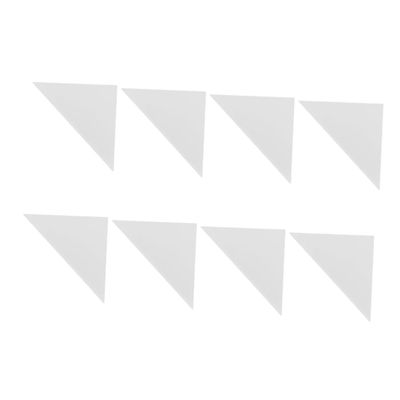 Parliky 8pcs Foosball Table Parts Edges Triangle Covers Corner Protectors Corner Guards for Foosball Tables