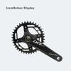 DJC 104BCD Bike Chainring Round Steel Chainring Super Long Lifespan 15000km MTB Mountain Bike Chain Wheel 8 9 10 11 12speed (40T) view 2
