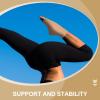 Baluue 1pair Elastic Ankle Wraps for Support and Breathable Ankle Brace for Running and Sports Comfortable Sebs and Material Fits Skin Tone view 4