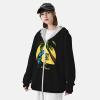ETSDJ Disc Golf Sport Upf 50+ Sun Protection Hoodie Man'S Woman Long Sleeve Sun Protection Jacket Hoodie Full Zip Sun Protection Hoodie, 3X-Large, Black view 3