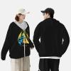ETSDJ Disc Golf Sport Upf 50+ Sun Protection Hoodie Man'S Woman Long Sleeve Sun Protection Jacket Hoodie Full Zip Sun Protection Hoodie, 3X-Large, Black view 4