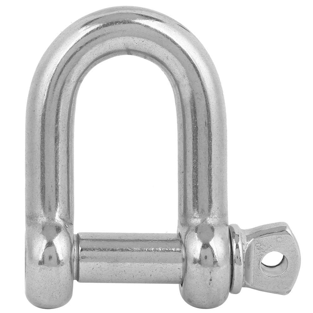 XHTLLO Stainless Steel D-Annulus Shackle for Outdoor Chains Wire Rope ing
