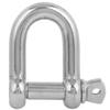XHTLLO Stainless Steel D-Annulus Shackle for Outdoor Chains Wire Rope ing view 1