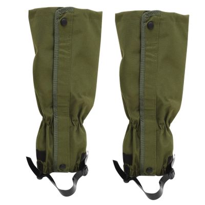 NAMOARLY 1pair Outdoor Leg Gaiters for Hiking Snow and Climbing Oxford Lightweight for Boots and Legs