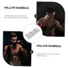 BESPORTBLE 1pc Wall-Mounted Triplet Bag for Fitness Training Canvas Hanging Bag Lightweight Portable Great for Martial Arts Gym view 4