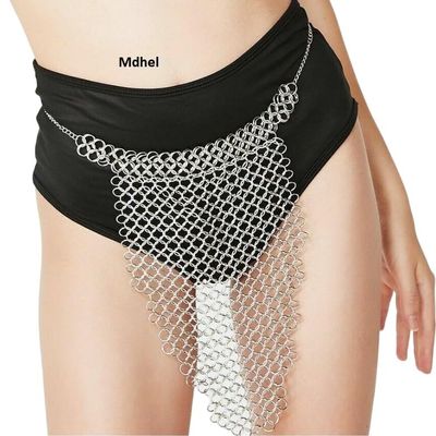 Mdhel aluminum chainmail panty chainmail butted panty lightweight anodized women's new new lightweight aluminum chainmail panty