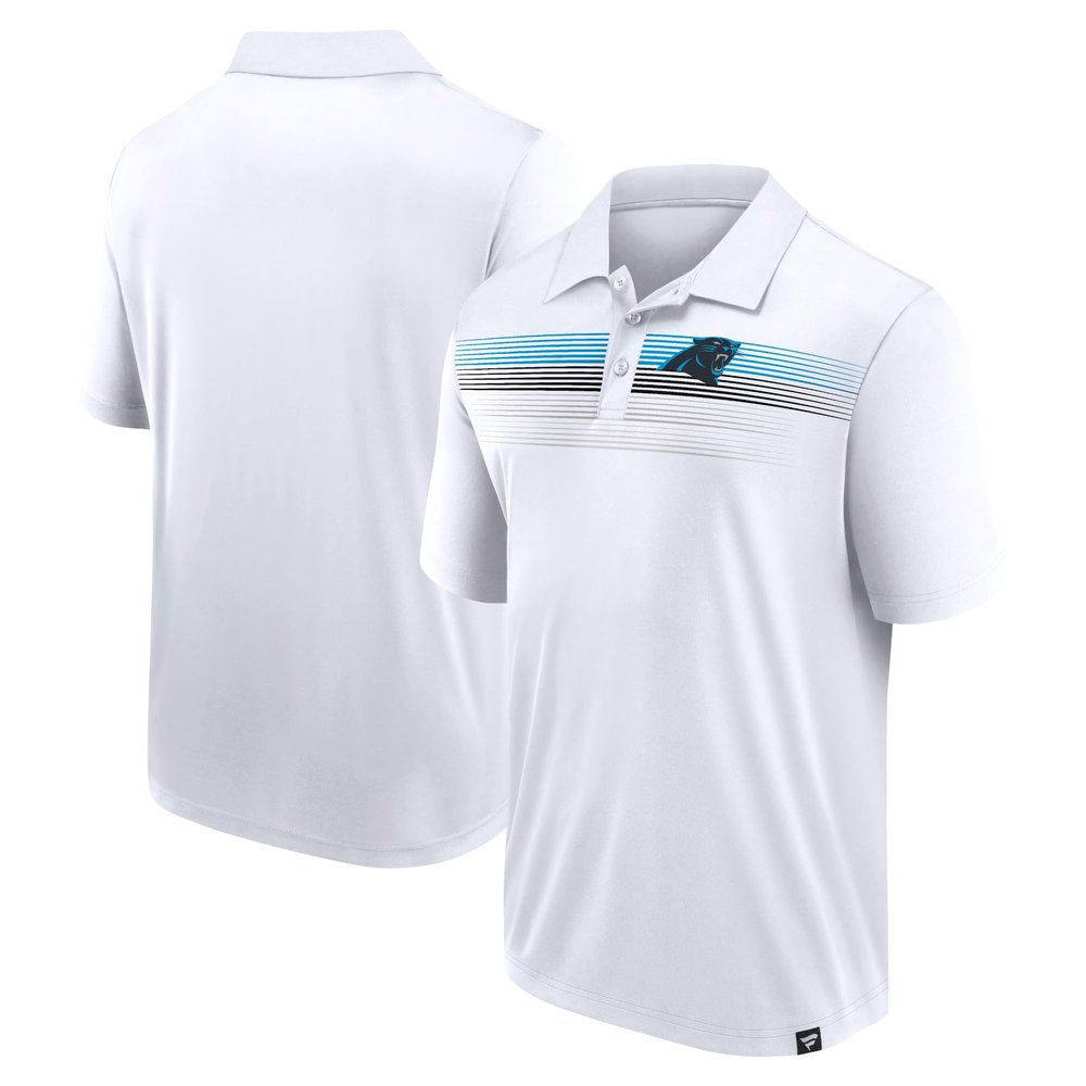Fanatics Men's White Carolina Panthers Big & Tall Sublimated Polo