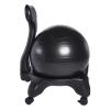 EXCLURA Ergonomic Exercise Ball Chair for Office Desk, Stability Birthing Ball Chair for Pregnancy, Yoga Ball Chair on Wheels, Strength Posture view 1