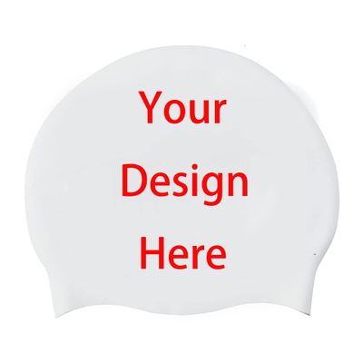 Custom Swim Cap with Photo - Novelty Personalized Swim Cap Fit for Long Hair and Short Hair Waterproof Silicone Swimming Caps for Beach Swiming Pool, Swim Caps for Women Men Adults Youths Unisex
