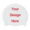 Custom Swim Cap with Photo - Novelty Personalized Swim Cap Fit for Long Hair and Short Hair Waterproof Silicone Swimming Caps for Beach Swiming Pool, Swim Caps for Women Men Adults Youths Unisex view 1