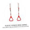BESPORTBLE Boy Girl's Fitness Hanging Rings Durable Swing Rings for Play Gymnastic Equipment with Short Rope for Backyard Playground Fun view 2