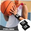 SUPVOX Sports Wristband Sweatband Set 11 Black Stretchy Sturdy Breathable Support view 3