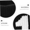 SUPVOX Sports Wristband Sweatband Set 11 Black Stretchy Sturdy Breathable Support view 4