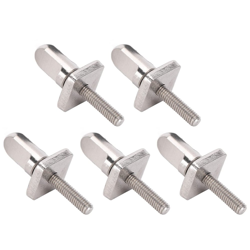 Hyuduo Fin Screw Set, 5 Pcs Fin Screw 316 Stainless Steel Fin Screw Screw Accessory Tool Set Kit for Surfboard Paddle Board, Windsurfing Fins