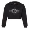Go All Out Medium Black Women Commemorative Total Solar Eclipse 04.08.24 Astronomy Cropped Hooded Sweatshirt view 1