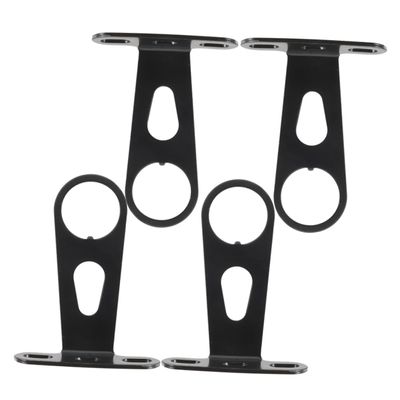 4pcs Bike Headlight Bracket for Bicycle Steel Front Light Holder Bike Light Mount Lamp Stand Night Riding Accessory