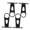 4pcs Bike Headlight Bracket for Bicycle Steel Front Light Holder Bike Light Mount Lamp Stand Night Riding Accessory view 1