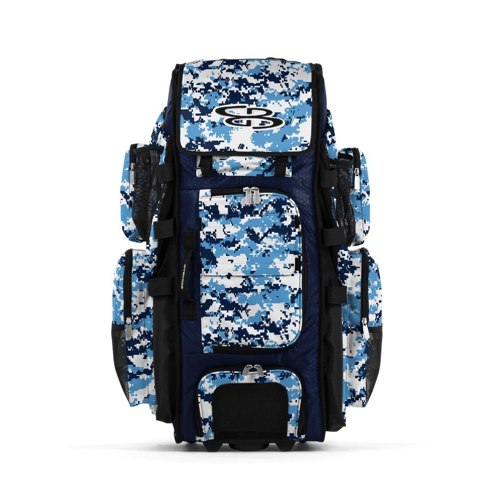 Boombah Rolling Superpack XL Digital Camo PS-9053-3001C23 Navy/Columbia