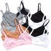 Sweet & Sassy Girls Seamless Training Bra Cami Training Bra Stretch Performance Seamless Bra 9 Pack, Size Medium, Basics view 1