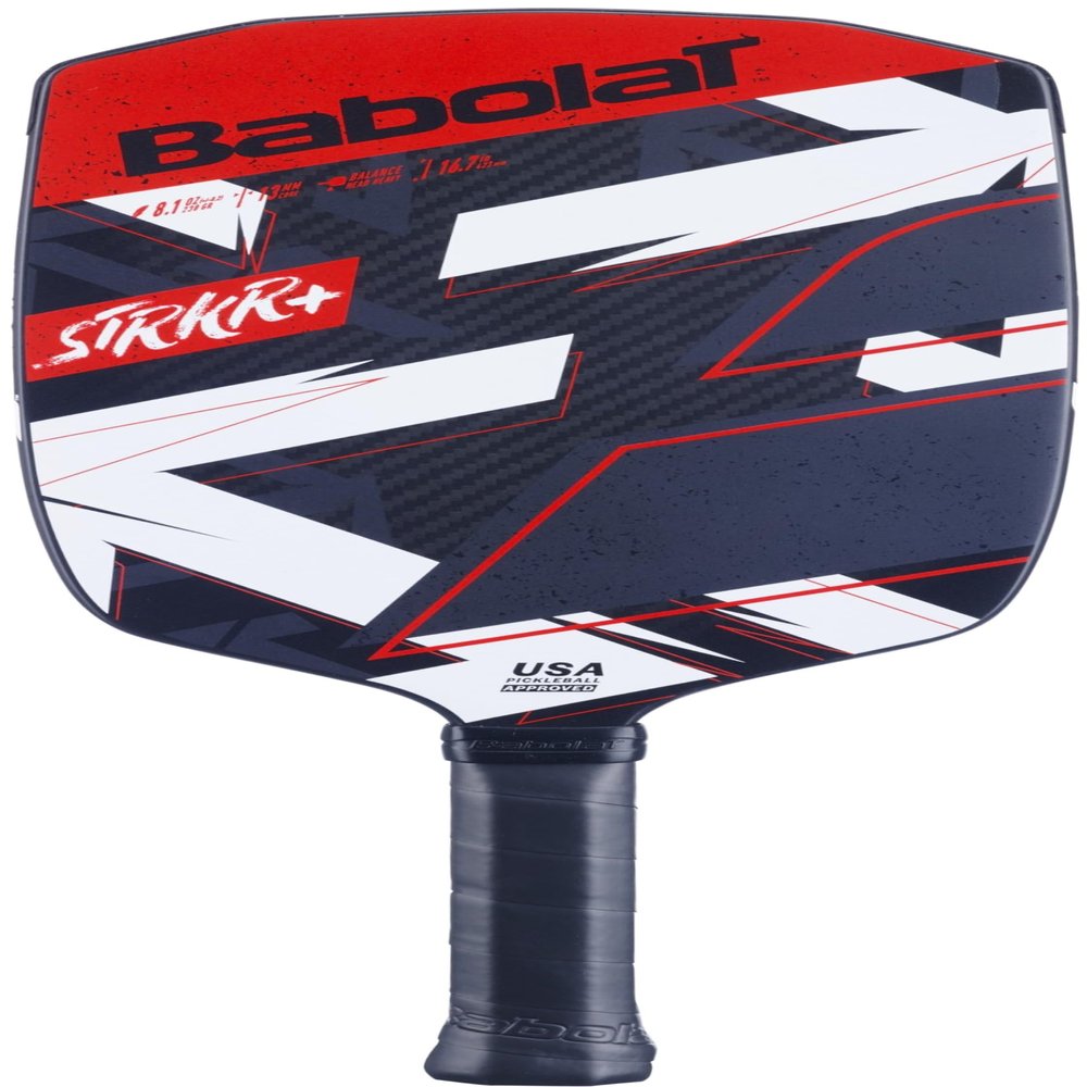 Babolat STRKR + Pickleball Paddle (Black/Red)