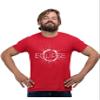 4X-Large Red Mens Commemorative Total Solar Eclipse 04.08.24 Astronomy T-Shirt view 1