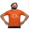 XX-Large Orange Mens Commemorative Total Solar Eclipse 04.08.24 Astronomy T-Shirt view 1