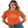 XX-Large Orange Mens Commemorative Total Solar Eclipse 04.08.24 Astronomy T-Shirt view 3