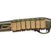 Esstac 7 Round Tearaway Shotgun Shell Carrier Cards for 12 Gauge with Hook & Loop Backing (Coyote Brown) view 3