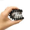 Barbell Cleaning Brush Scrubber for Training Strength Weight Bar Care Rescue, Rust Chalk Remover, Hard Knurling Steel Wire Bristle, Power Cleaner Kit Supplies Accessories for Athletic Gym Maintenance view 3