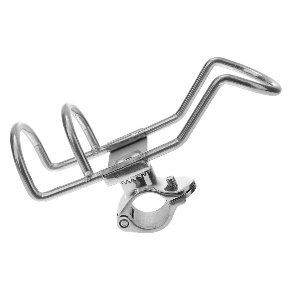 SUPVOX Swivel Fishing Rod Stand Stainless Steel Rod Rack Essential Gear for Anglers Practical