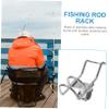 SUPVOX Swivel Fishing Rod Stand Stainless Steel Rod Rack Essential Gear for Anglers Practical view 2