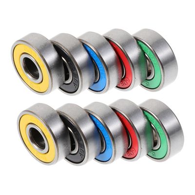 BESPORTBLE 50pcs Sliding Bearings for Scooter Skateboard Roller Skate Accessories Low Noise High Load Capacity Fit