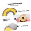 BESPORTBLE 50pcs Sliding Bearings for Scooter Skateboard Roller Skate Accessories Low Noise High Load Capacity Fit view 4