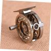 SUPVOX Portable Lightweight Fly Fishing Reel Aluminum Fishing Pole Wheel Metal for Rivers and Lakes view 2