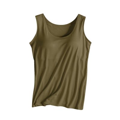 2024 Tank Tops for Women Built in Bra Loose Fit Workout Tops Sleeveless Summer Shirts Trendy Camis Fashion Camisole