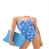 Dolfin Uglies Girls Stargazer Criss-Cross Back One Piece Swimsuit, Size 14, Blue view 2