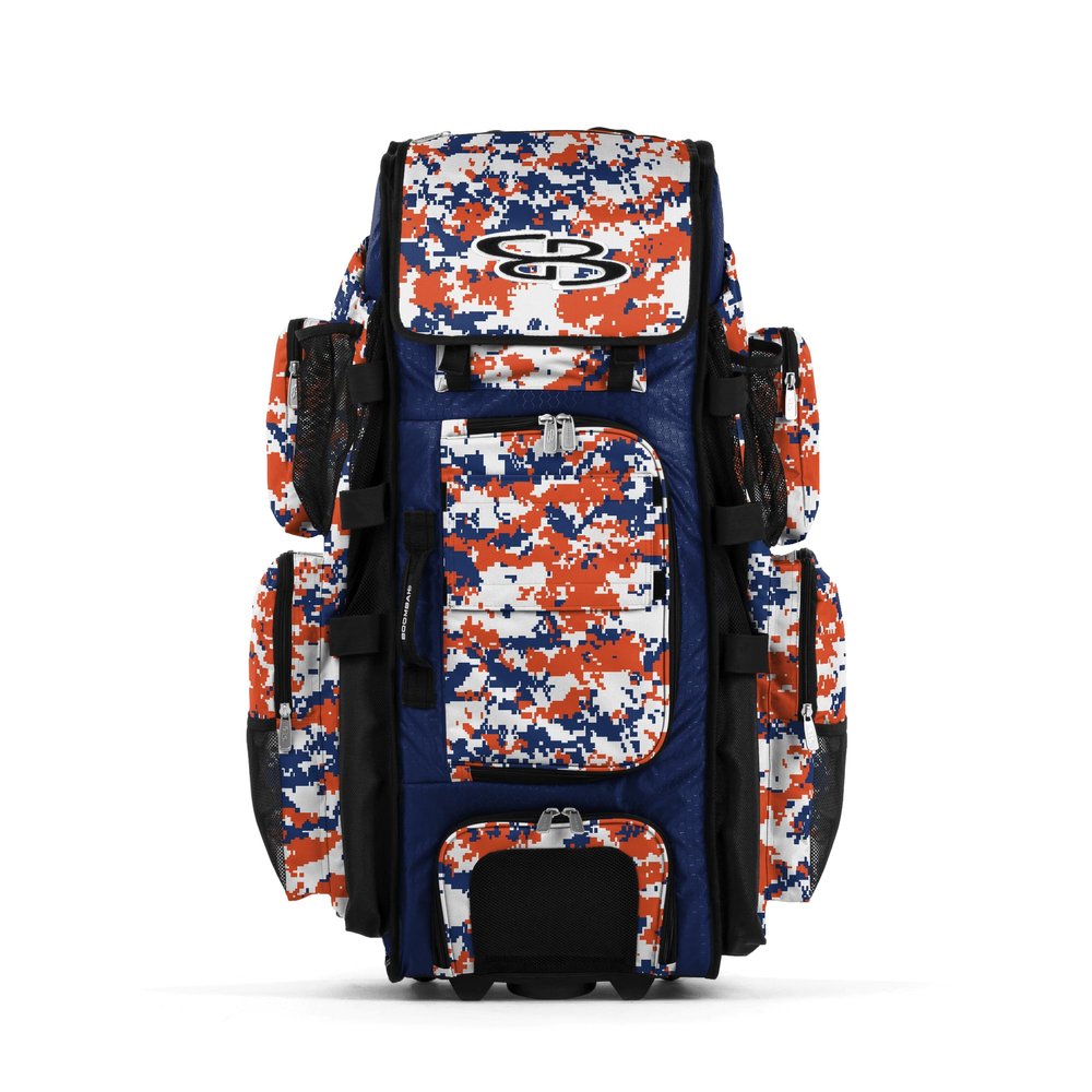 Boombah Rolling Superpack XL Digital Camo PS-9053-3001C23 Royal/Orange