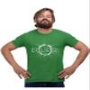 4X-Large Kelly Green Mens Commemorative Total Solar Eclipse 04.08.24 Astronomy T-Shirt view 1