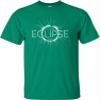 4X-Large Kelly Green Mens Commemorative Total Solar Eclipse 04.08.24 Astronomy T-Shirt view 2