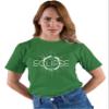 4X-Large Kelly Green Mens Commemorative Total Solar Eclipse 04.08.24 Astronomy T-Shirt view 3