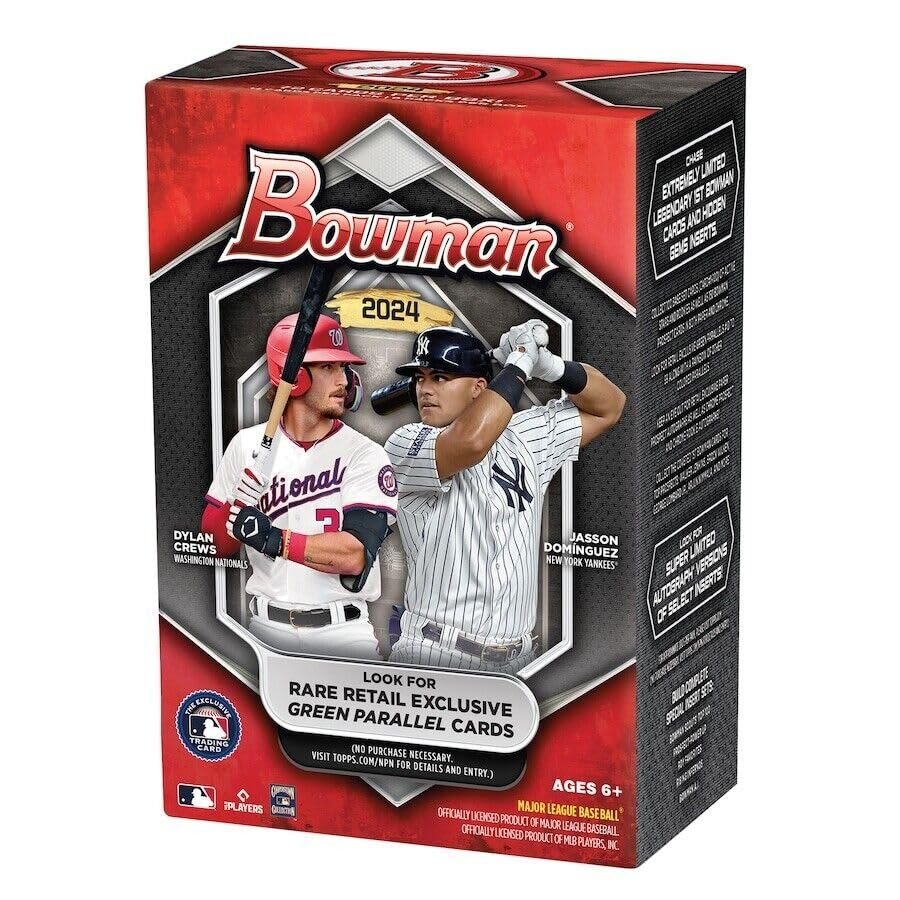 2024 Bowman Baseball Value Box - 6 Packs Per Box