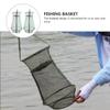 balacoo 2pcs Fish Trap Cage with Mesh Lightweight Fishing Net for Easy Storage and Transport for Catching Fish Convenient Drawstring Control to Prevent Escapes view 4