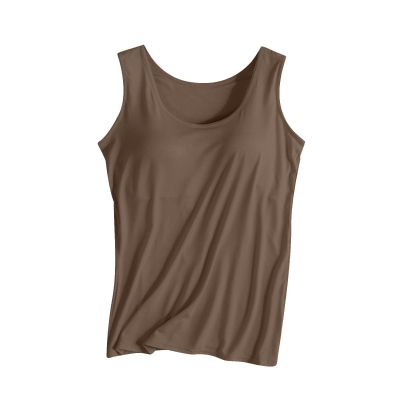 2024 Tank Tops for Women Built in Bra Loose Fit Workout Tops Sleeveless Summer Shirts Trendy Camis Fashion Camisole